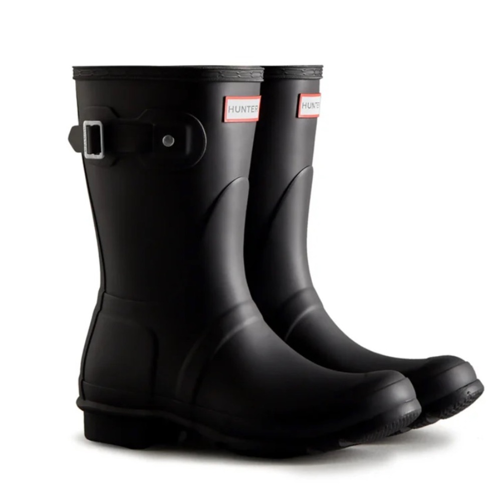 Hunter Women's Short Black Rain Boots